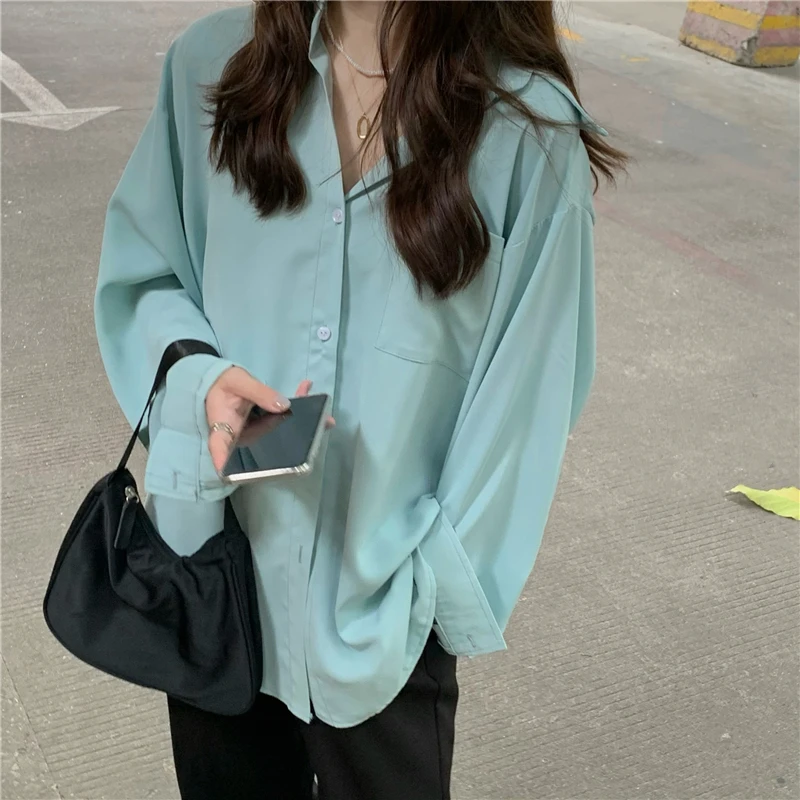 

Cheap wholesale 2021 spring summer autumn new fashion casual ladies work women Blouse woman overshirt female OL Vy6853