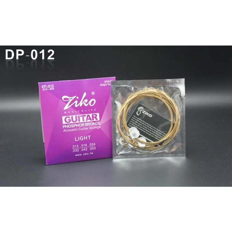 Струны для акустической гитары ZIKO DP012 053 запчасти аксессуары музыкальных