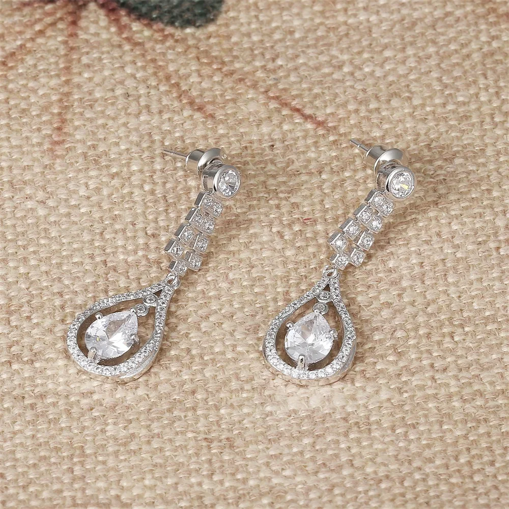 

Zircon Dangle Earrings for Women