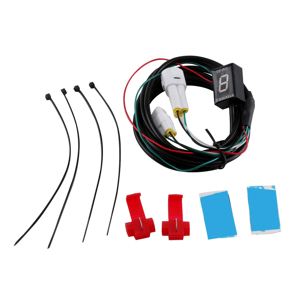 

Motorcycle Gear Display Indicator Digital LCD Gear Display Stable Speed Gear Display Indicator for Yamaha FZYZF-R6 MT-01MT- 03