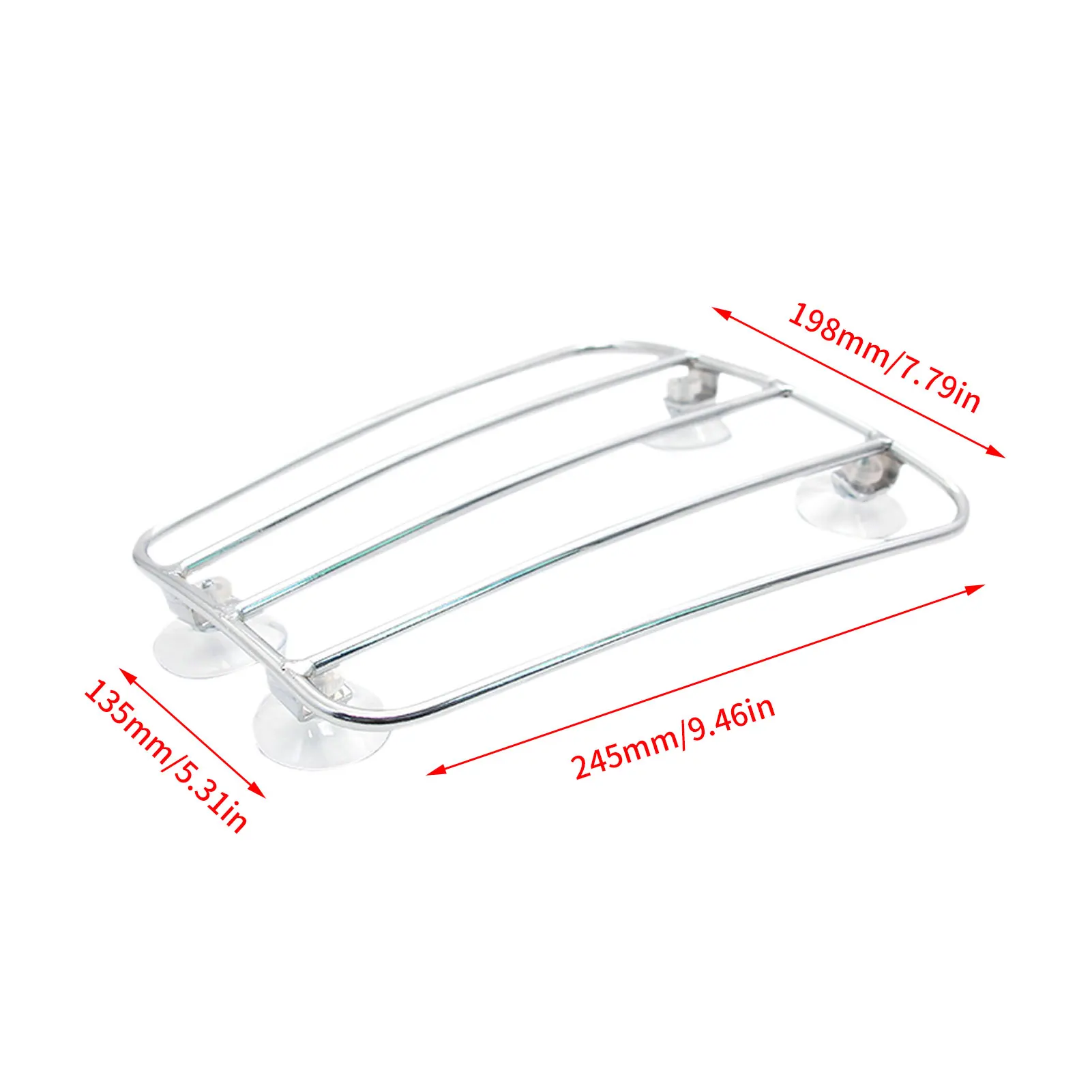 

Motorcycle Fuel Tank Luggage Rack Rack With Powerful Suction Cups Fuel Tank Backpack Rack Motorcycle Accessories