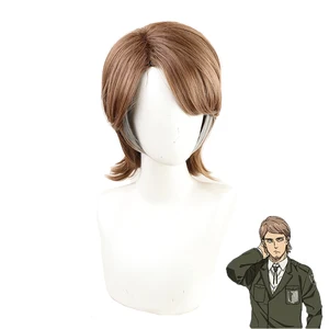 The Final Season Attack on Titan Jean Kirstein Short Layered Brown Mixed Cosplay Wig Heat Resistant  in India
