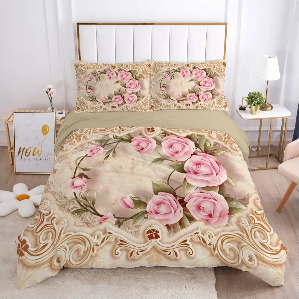 

3D Bedding Sets Flowers Dandelion Design Duvet/Quilt Cover Set Comforter Covers Pillow Shams 173*230 230*230 265*230 Bedclothes