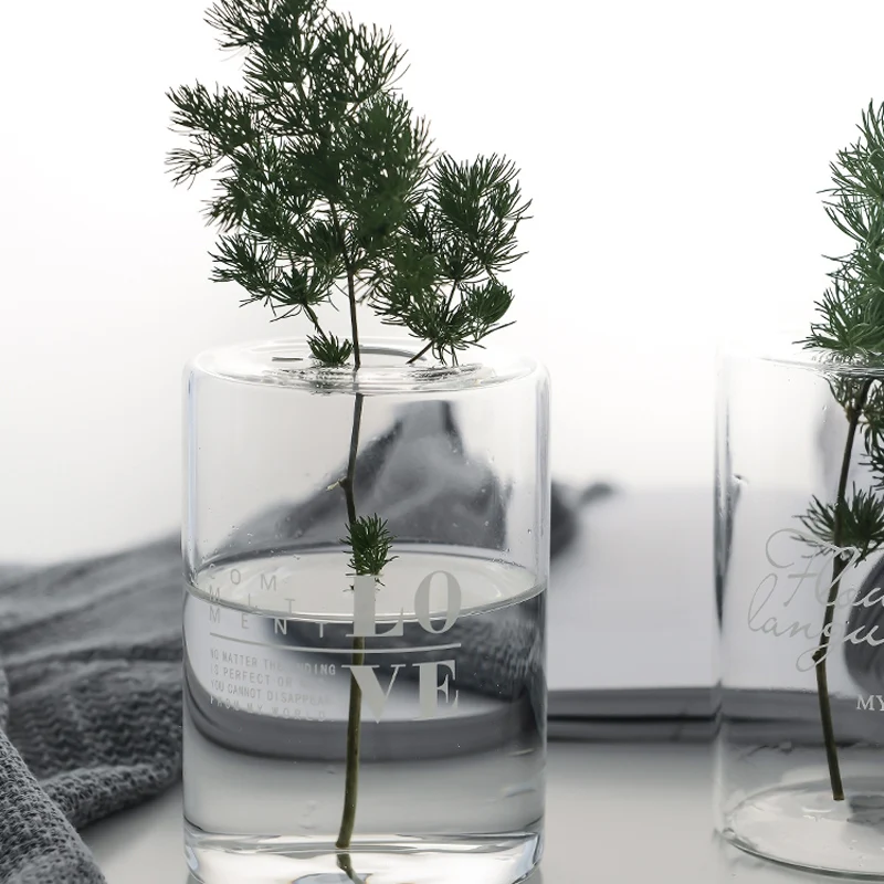 Скандинавские стеклянные бутылки для хранения скандинавский элегантный стол