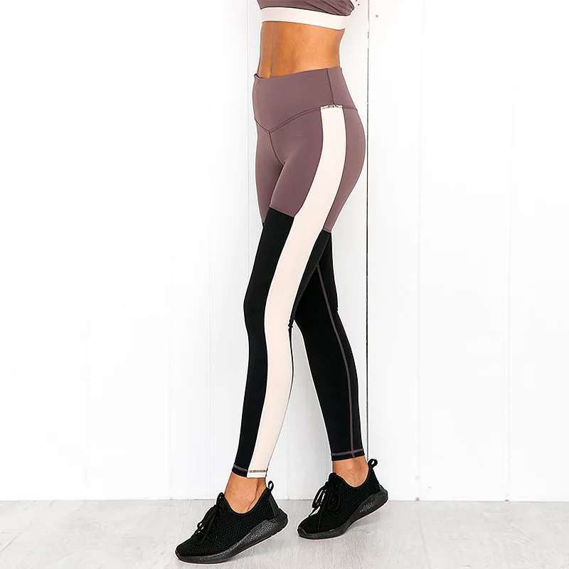 Женский комплект леггинсов для фитнеса и йоги спортивный сексуальный