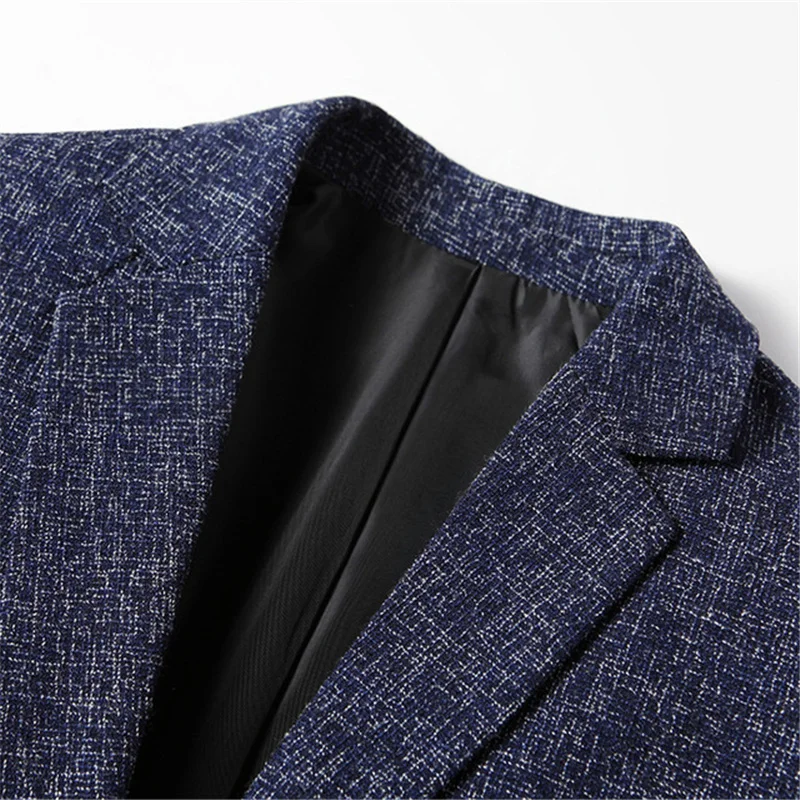 

2021 Spring Autumn MenS Blazer Casual Business Handsome Suits Fashion Slim Brand Men's Blazers Tops