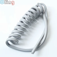 10pcs dental chair unit 4 holes high speed handpiece tubing spiral hose pipe dental tube dental tubes without connector sl1110