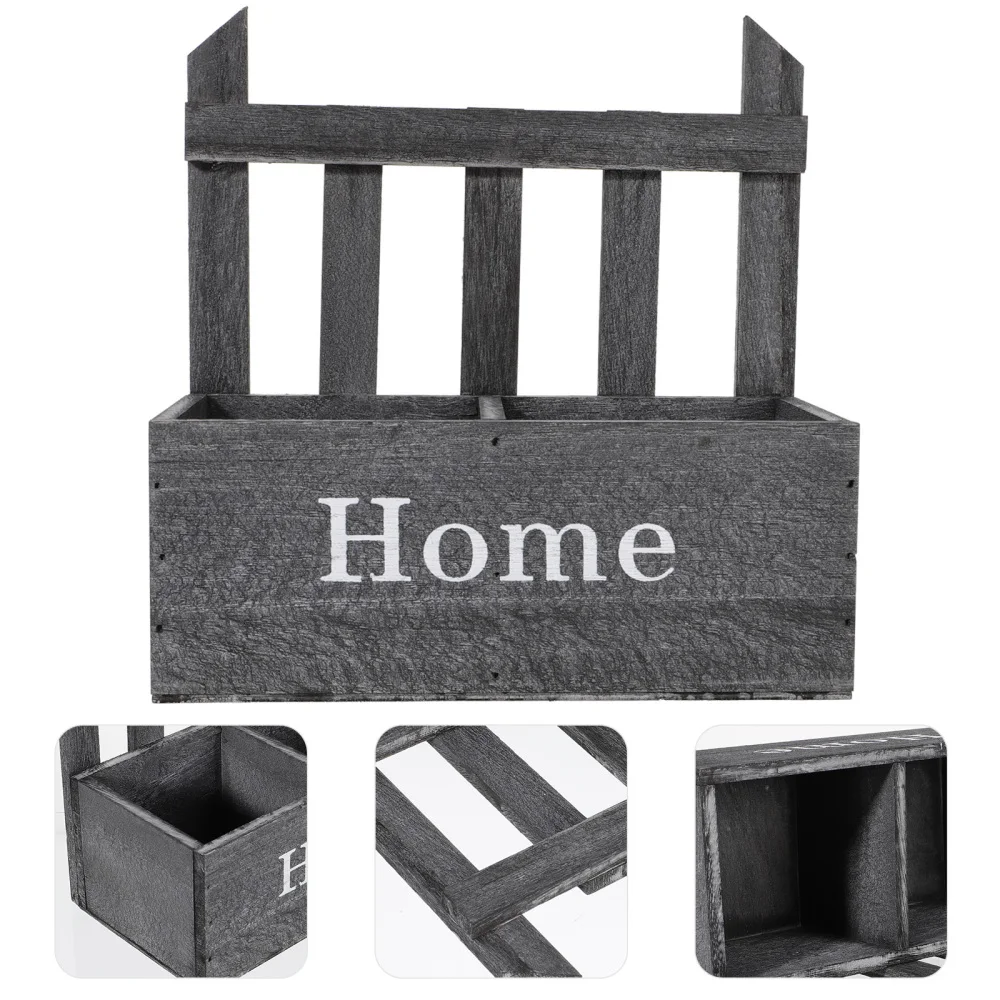 

1 Set Wall-mounted Hanging Flower Basket Chic Wall Hanging Adornment for Home