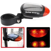 rear light bicycle lamp cycling safety solar power energy taillight rechargeable usb 2led bike accessories warning light