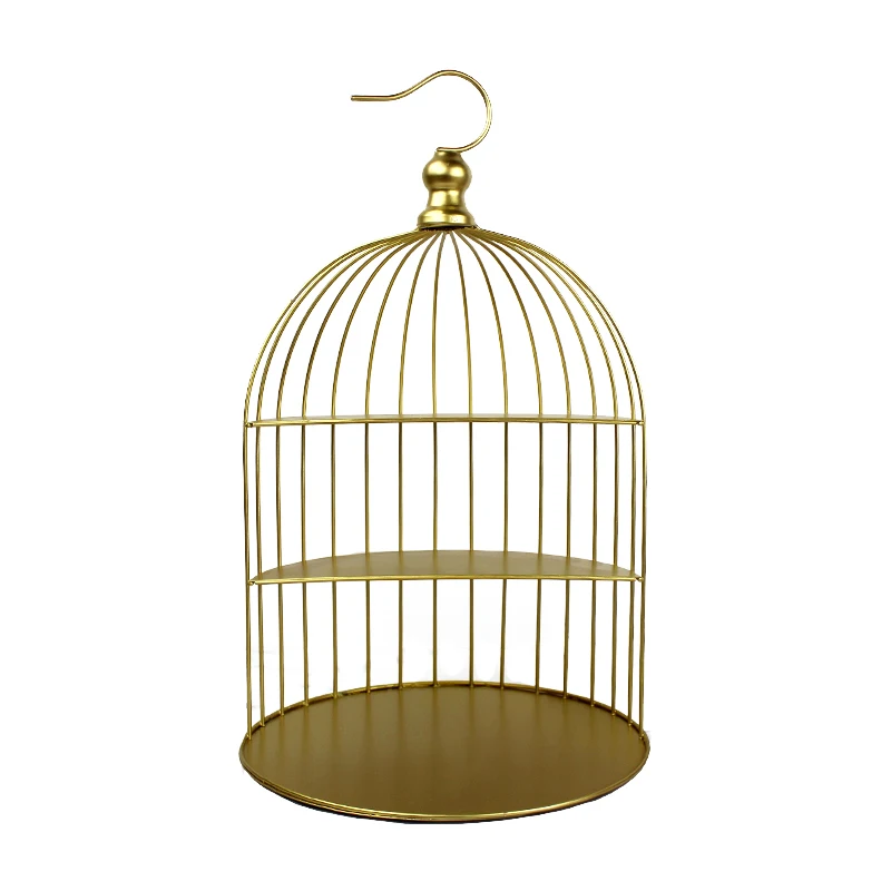 

1Pc Wrought Iron Bird Cage Dessert Cake Display Stand Decoration Cake Stand Snack Stand Wedding Birthday Party Supplies-ABUX