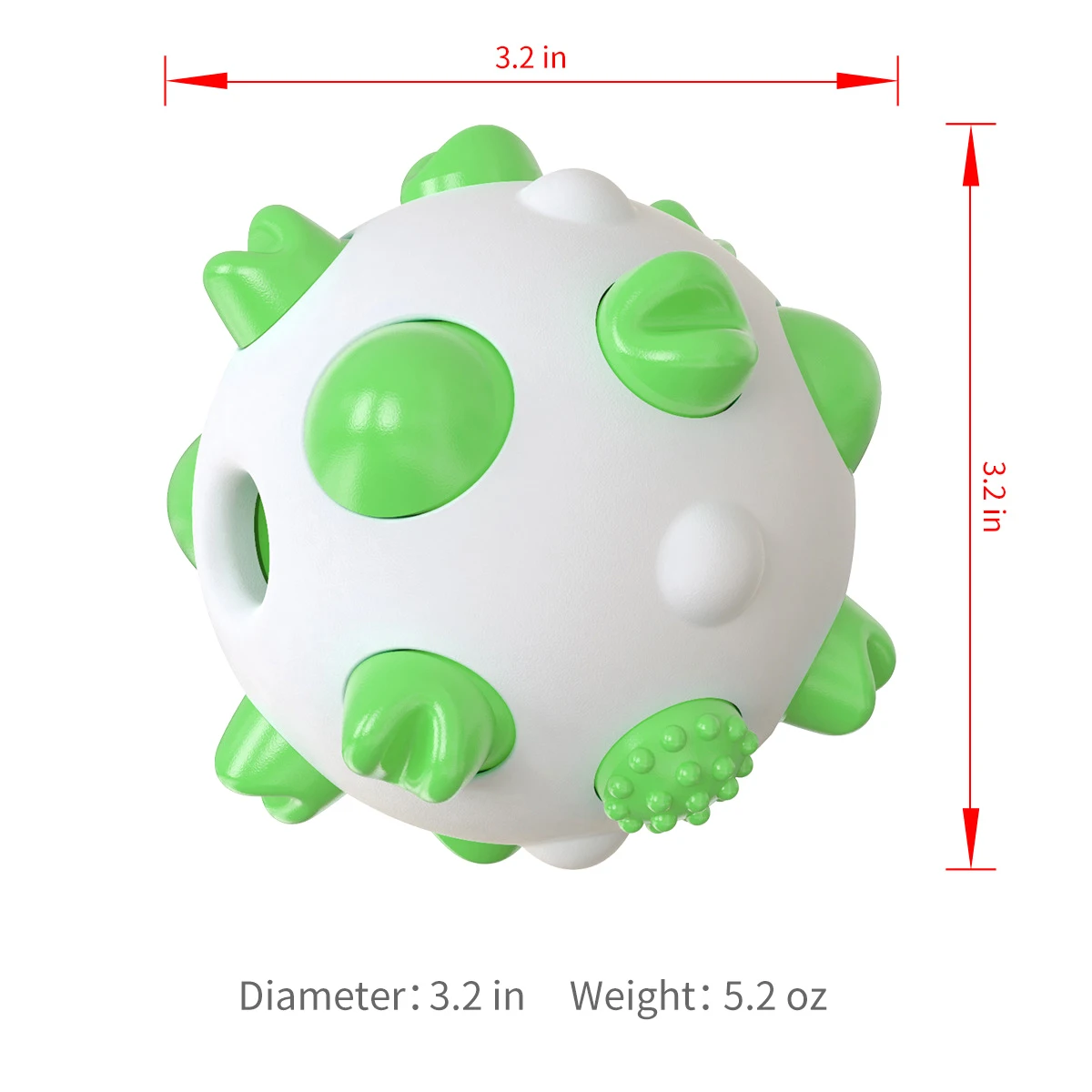 Новинка три цвета игрушки для собак сферический шлифовальный стержень
