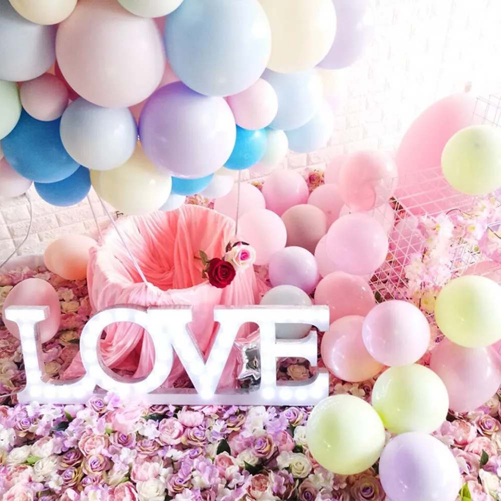 100pcs Thicken 10 inch Macaron Latex Helium Balloons Candy Color Balls Wedding Baby Bridal Shower Party Event Birthday Decor | Дом и сад