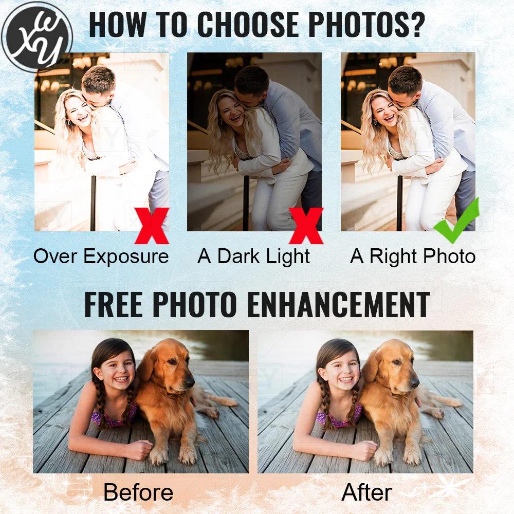 Фото на заказ 5D DIY алмазная живопись полная фотография вышивка крестиком