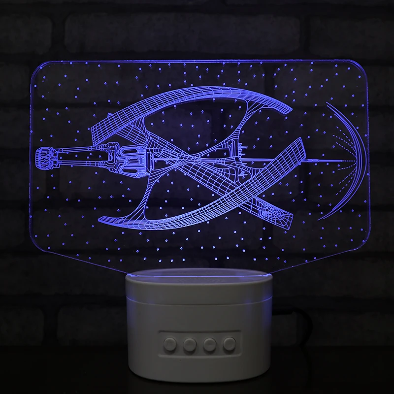 3D свет Buletooth динамик светодиодный ночник для детей Usb лампа на батарейках в