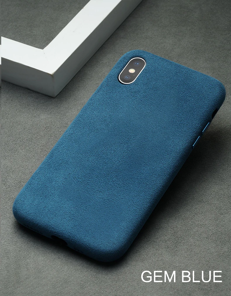 SanCore для iPhone X XS Max чехол для телефона кожа Полная защита Алькантара бизнес кожа Роскошный телефон оболочка замша задняя крышка