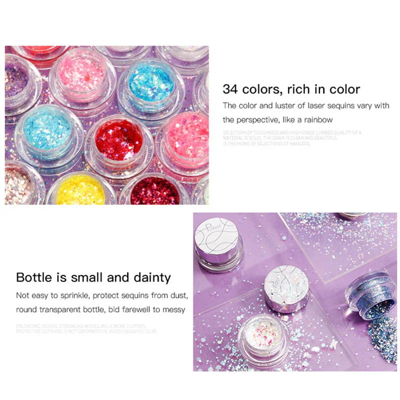 Блестящие тени для век блестки смешанный дизайн бриллиантовые яркие глаза