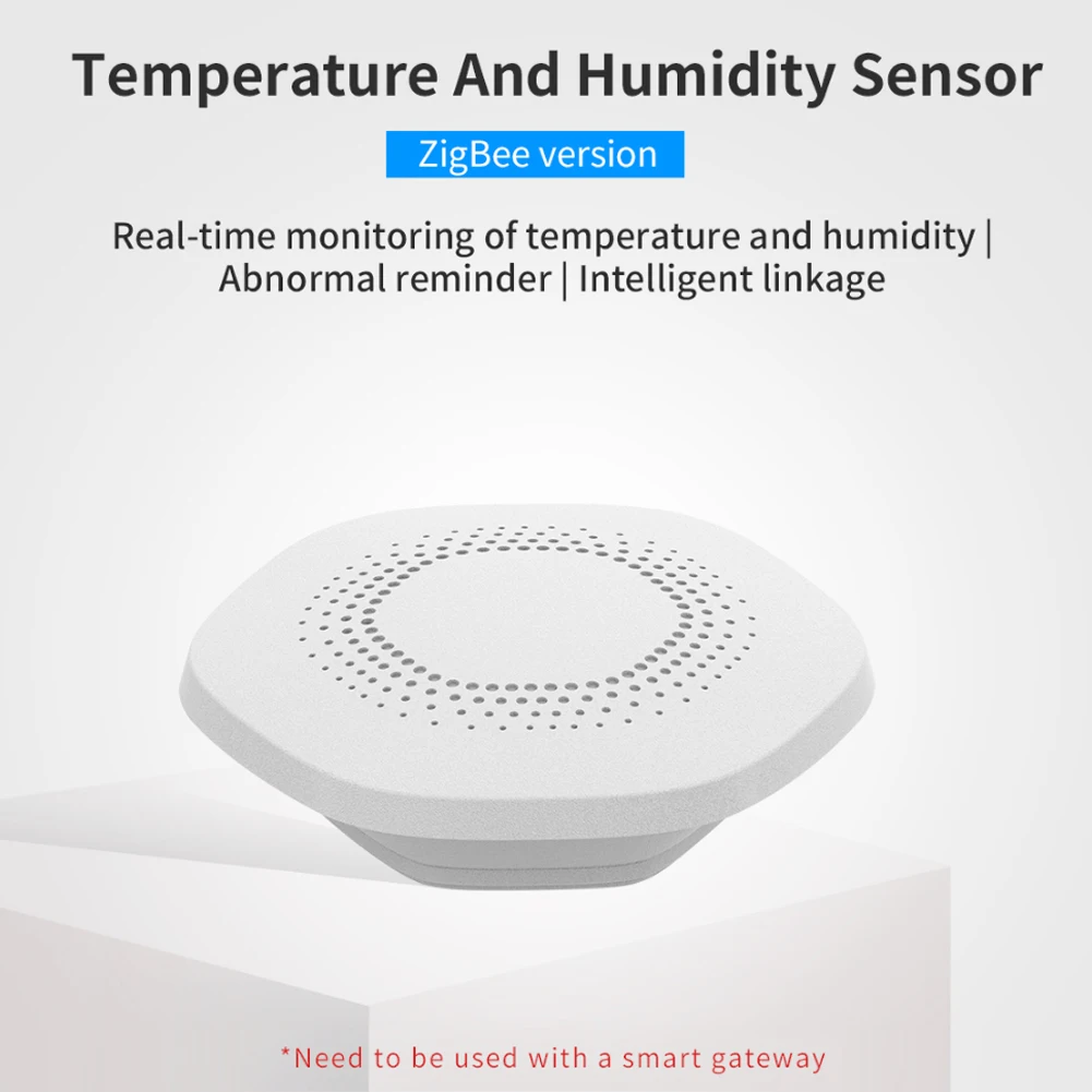 

Домашний Программируемый Регулятор температуры Tuya, умный датчик температуры и влажности, требуется шлюз приложения Smart Life