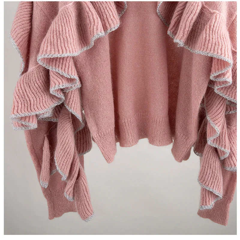 Высокое качество новая мода 2019 дизайнерский свитер для подиума Женский вязаный с