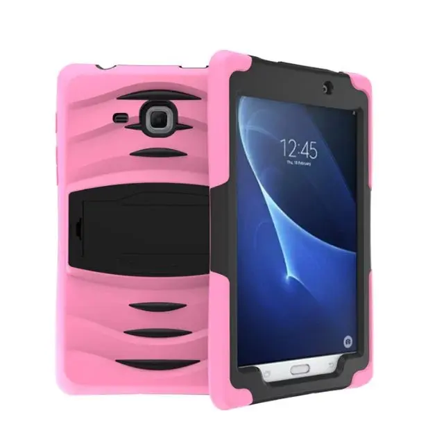 Силиконовый PC Гибридный стенд жесткий чехол накладка с Анти пыль мягкий для Samsung