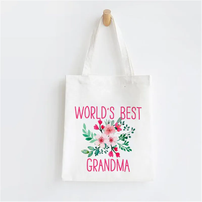 

Reusable Women Canvas Shoulder Bags flower Print Large Capacity Travel Tote Bag gift Handbag Ladies Shopping bag for Groceries