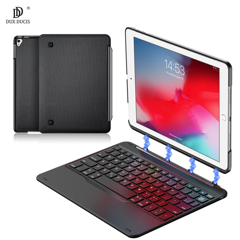Беспроводная Bluetooth клавиатура чехол для iPad 5 6 чехол смарт-Обложка для планшета для iPad Air A1893 A1954 с держателем карандаша