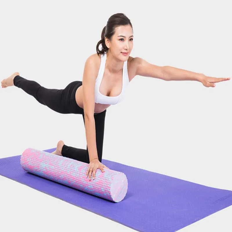 30 см блок для йоги пилатеса пенопластовый ролик массажный мышечная ткань фитнеса