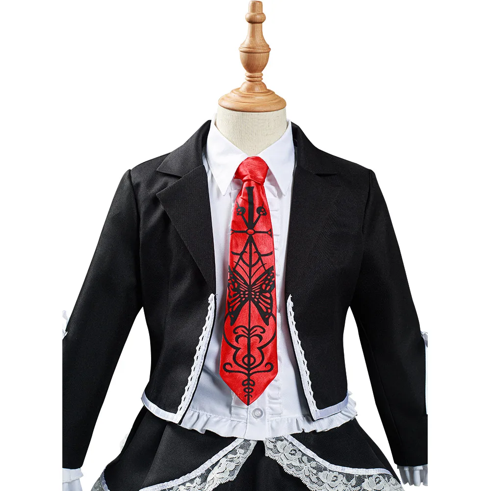 

Anime Danganronpa Celestia Ludenberg Cosplay Costume Kids Girls Dress Outfits Halloween Carnival Suit