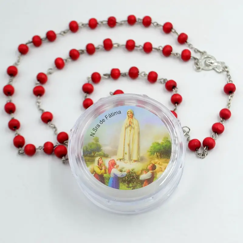 Фатима четки бусины INRI Jesus крест кулон ожерелье католические модные религиозные