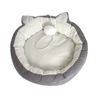 pet dog cat warm bed winter lovely cat ear sleep mat sofa soft material pet nest chihuahua doghouse for puppy kitten accessories
