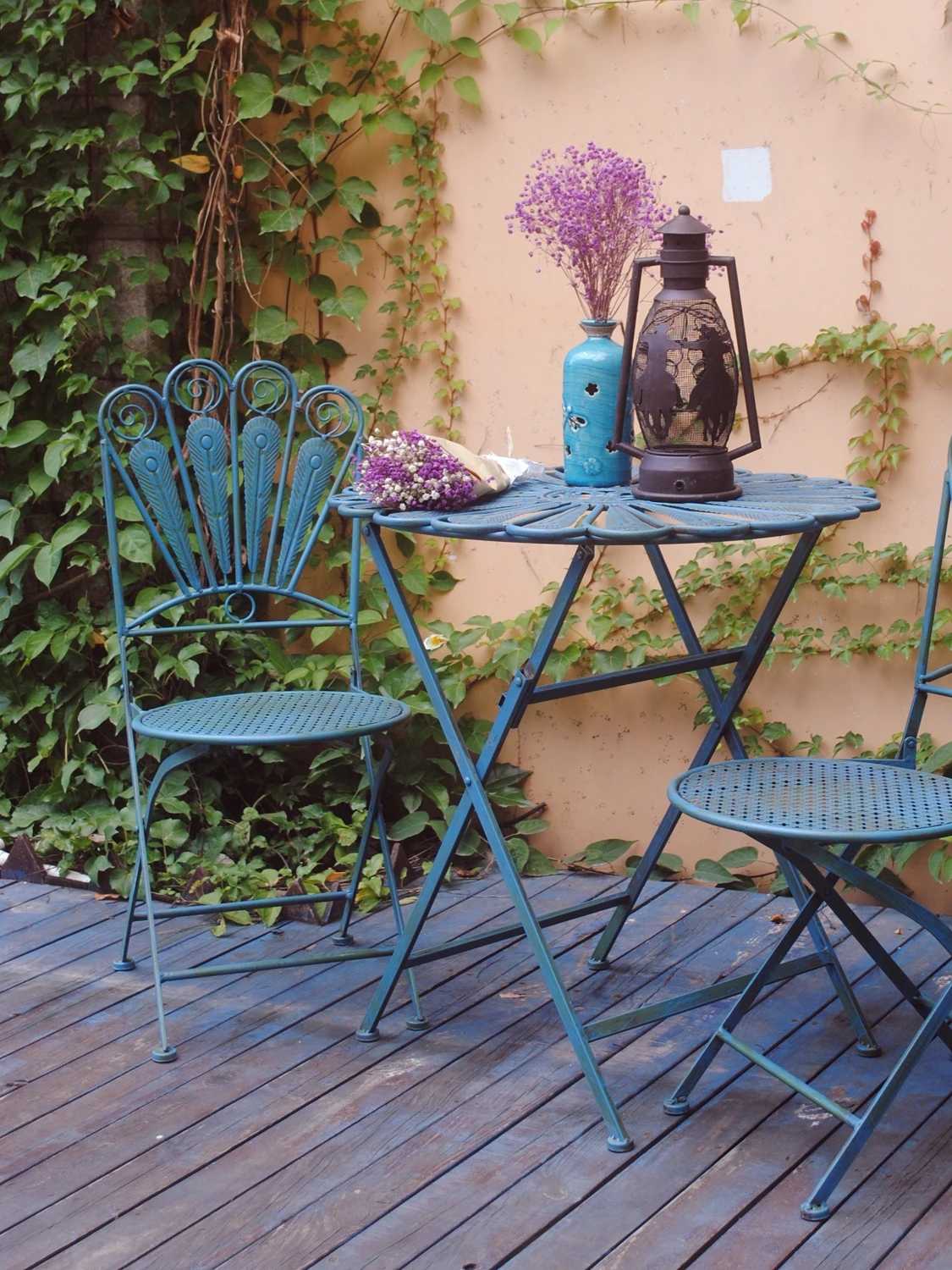 Складные столы и стулья для стол стул набор открытый патио из трех частей сад