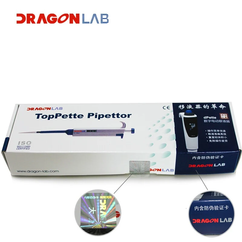Механический дозатор DLab одноканальный Регулируемый громкость TopPette Dragon lab Pipettor