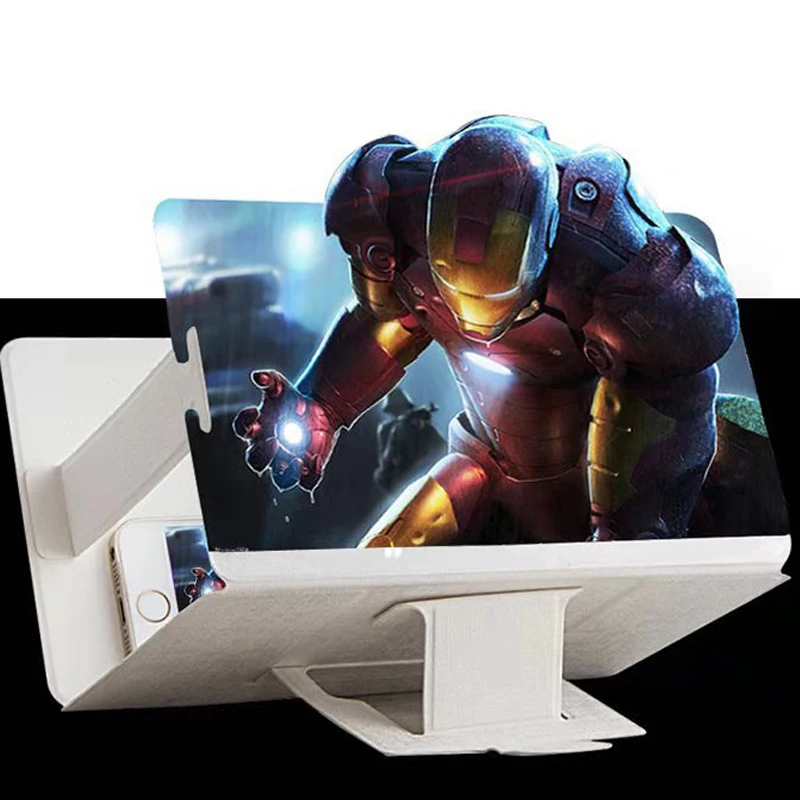 Fiuzd Универсальный мобильный телефон 3D экран HD видео усилитель увеличительное стекло Подставка Кронштейн держатель топ продаж лучшие продажи