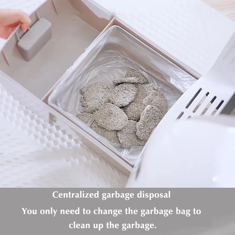 

Automatic Self Cleaning Cat Litter Box Large Automatic Closed Sand Toilet Cat Kit sandbox Inodoro Arenero Gato Cerrado