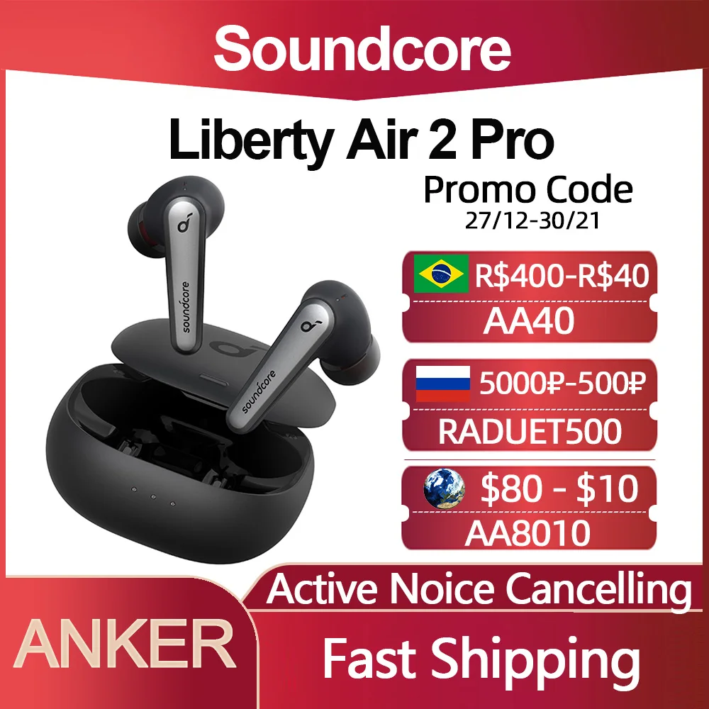 Оригинальные беспроводные наушники Soundcore Liberty Air 2 Pro TWS Bluetooth 5 0 сенсорное