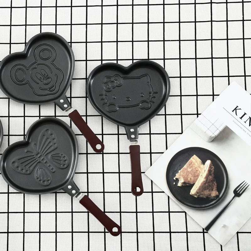 Мини Сковорода с милым мультяшным рисунком антипригарные формы для кастрюль