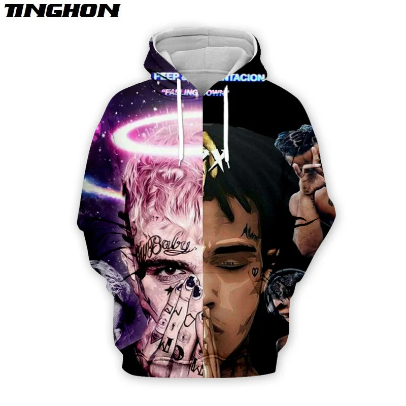 

3d Print Hoodies Sweatshirt Jahseh Dwayne Hip Hop hot singer zipper hoodie Men women casual pullover Plus Size XS 6XL 7XL