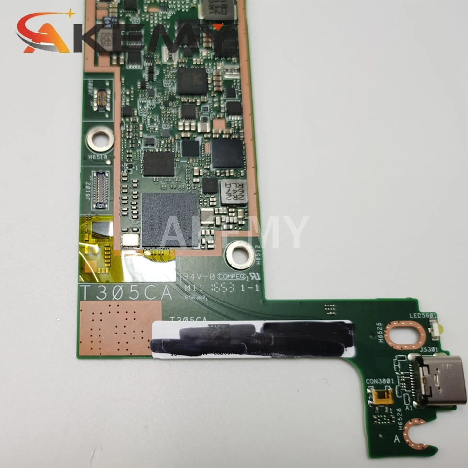 

Akemy For ASUS T305CA Laotop Mainboard T305C T305CA Motherboard with 8G RAM M3-7Y30 CPU