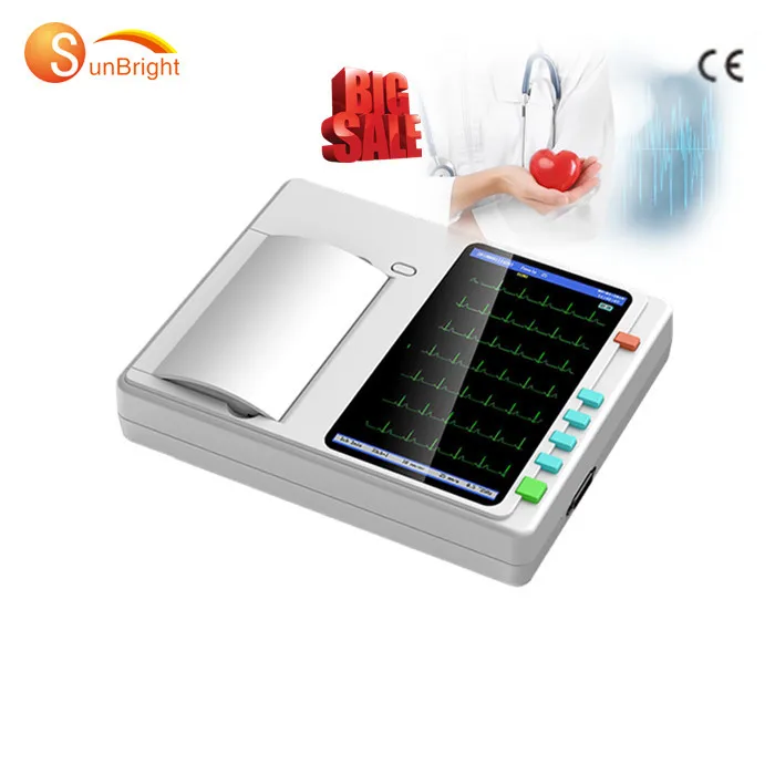 

Ecg Telemedicine electrocardiogram 3 channel 12 leads Ecg Equipment With USB port EKG