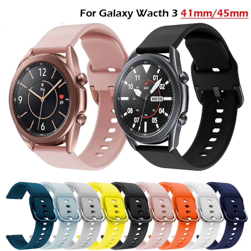 

Ремешок силиконовый для Samsung Galaxy Watch 42 мм/Gear Sport/Garmin Vivoactive 3/Vivoactive 3 Music/Forerunner 645, 20 мм