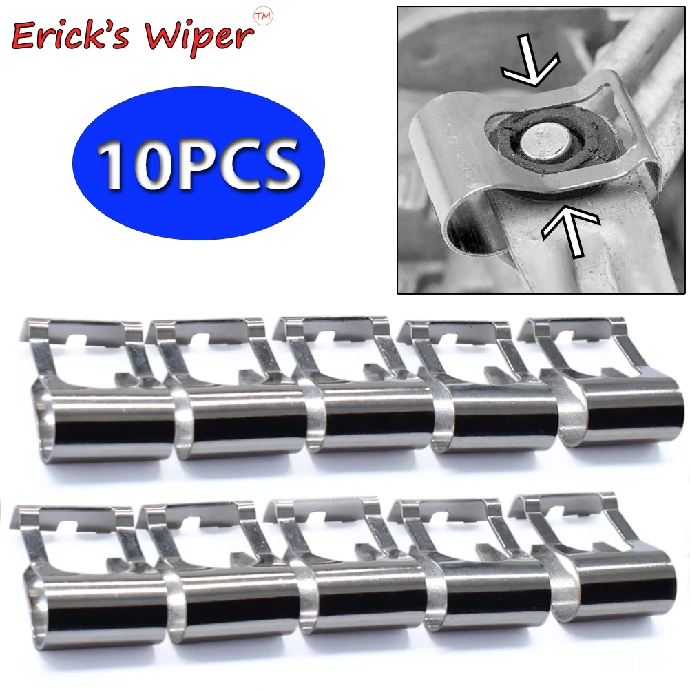 Erick's Wiper 10Pcs/lot Universal Front Windscreen Wiper Link Linkage Rods Repair Clip Spring - 1 YEAR GUARANTEE