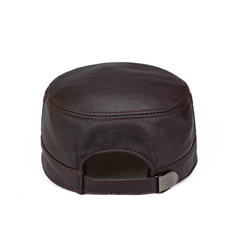 Плоские шапки Newsboy из натуральной кожи в европейском ретро стиле повседневные