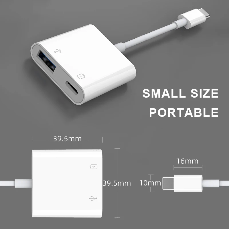 Адаптер NOHON 2 в 1 с поддержкой OTG и Type C для Samsung Huawei Xiaomi USB 3 0|Переходники адаптеры| |
