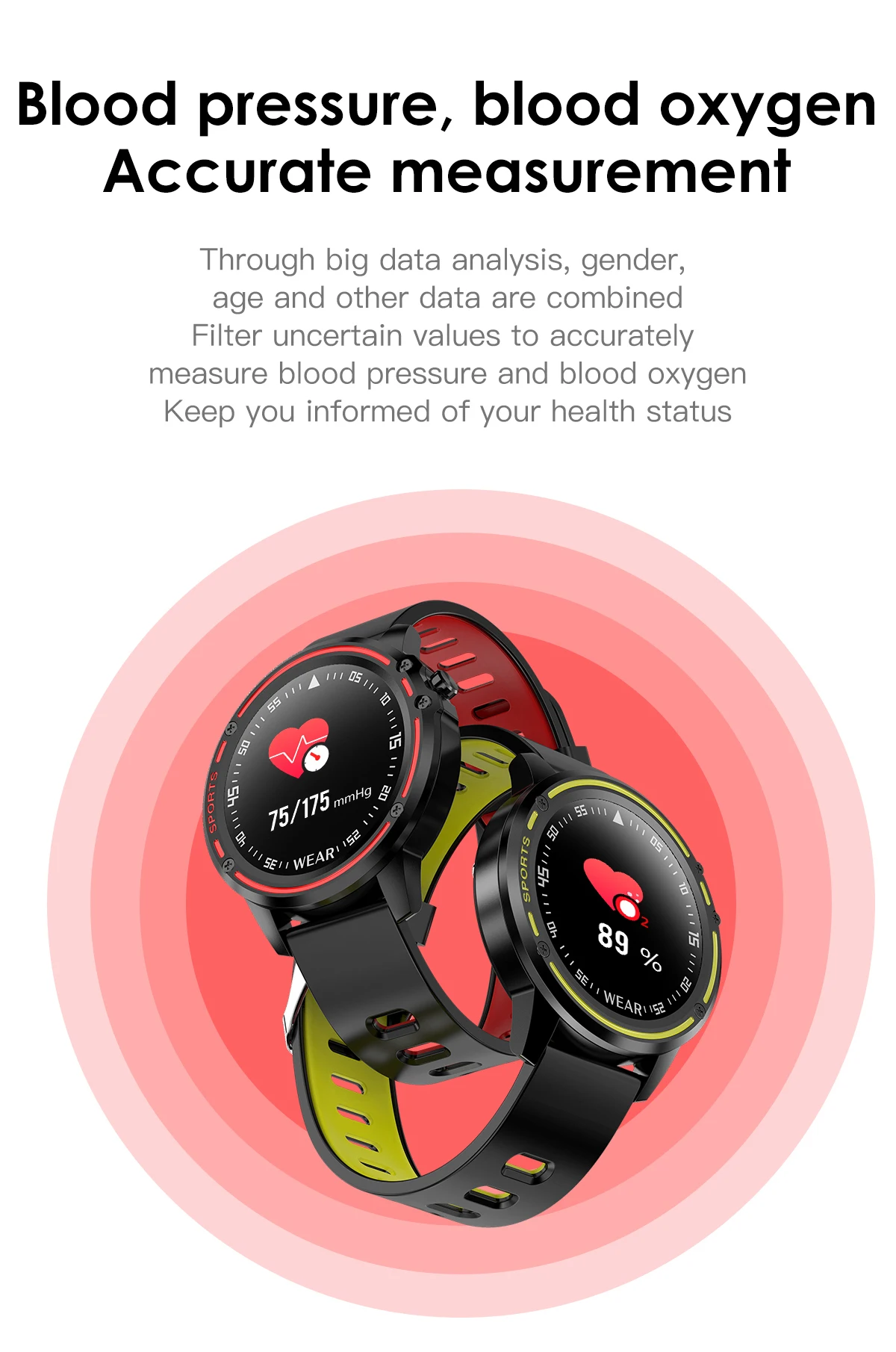 LEMDIOE ЭКГ ppg Смарт часы для мужчин ip68 Водонепроницаемый Спорт Здоровье smartwatch для Android IOS