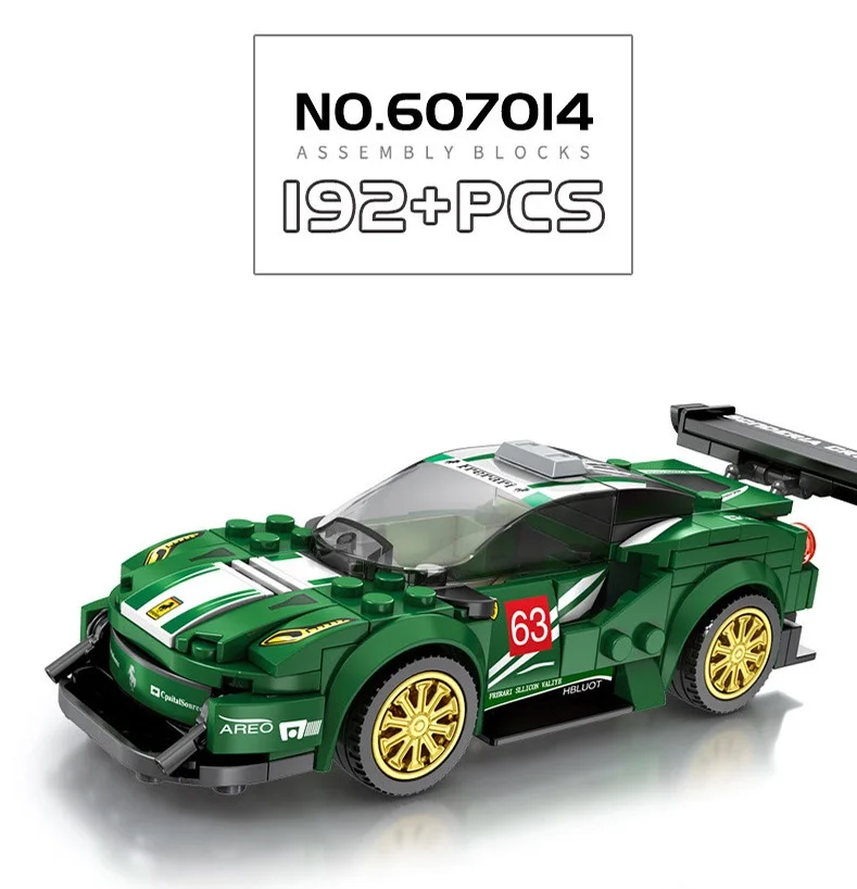 Sembo Diamond Nano Blocks модель автомобиля совместимая техника строительные блоки Voiture