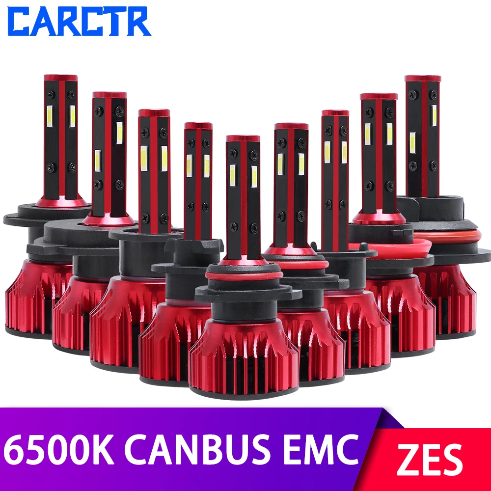 

Зэс светодиодный фар автомобиля лампы H1 H3 H4 светодиодный светильник H7 H11 9005 9006 880/881 9007 фары 6500K 56W IP68 модифицированный автомобильный светильн...