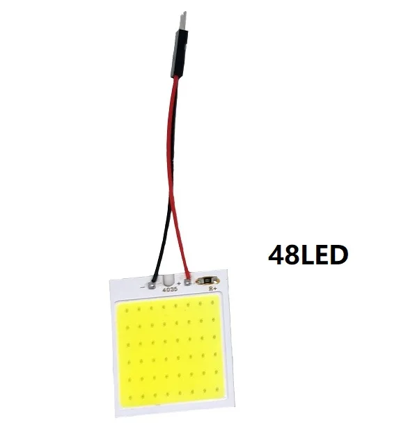 

T10 BA9S W5W COB 24SMD 36SMD 48SMD Автомобильная светодиодная лампа для чтения в салоне Лампа для чтения Купол Фестон Автомобильная панель Лампа 12 В