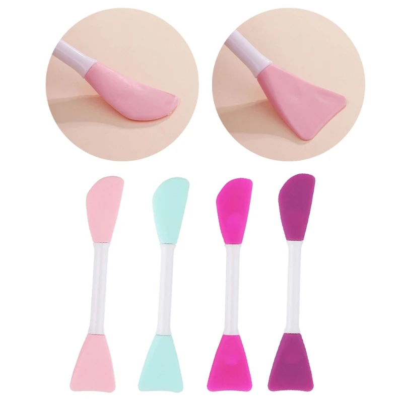 

Double-Ended Silicone Face Mask Brush Face Applicator Brush Facial Clean Brush Pore Cleaner Brush Cosmetic Beauty Tool
