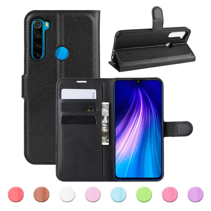 Кожаный чехол на Xiaomi Redmi Note 8T 7 8 6 Pro A редми 8A чехлы флип кейсы бумажник для книг 7A 6A