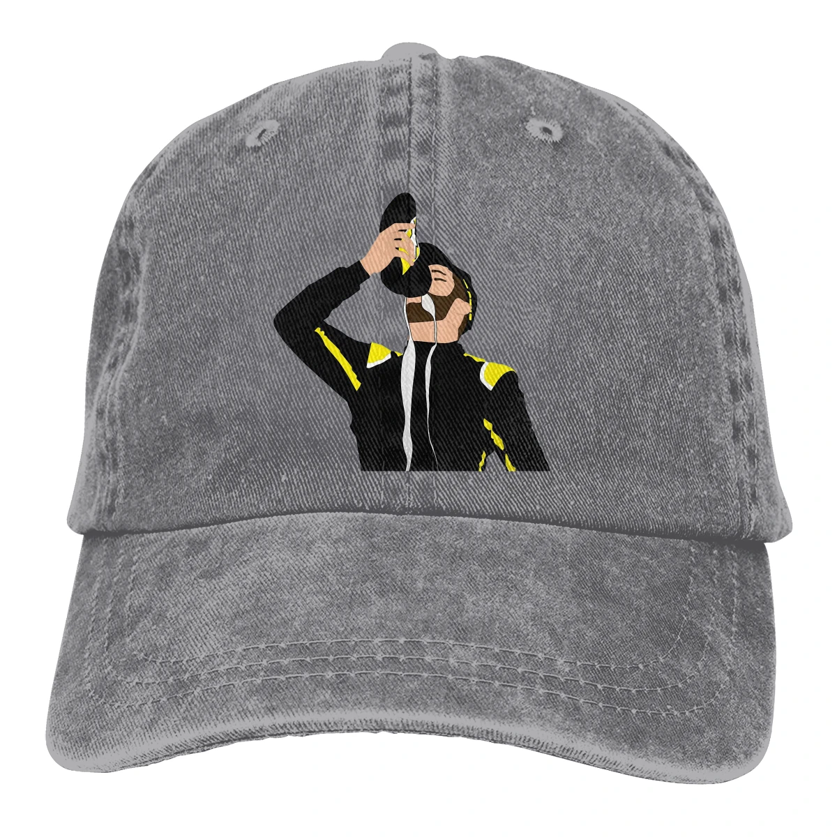 Personalised Embroidered Baseball Cap Grand Prix Racing Custom Printed Hat Unise