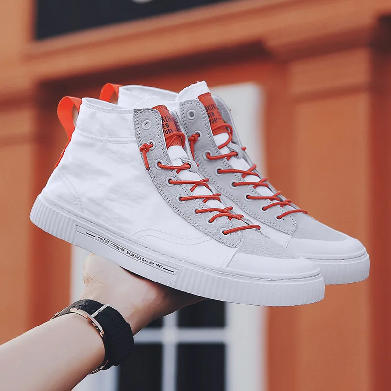 Классические повседневные туфли на вулканизированной подошве для мужчин